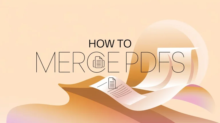 How To Merge PDFs